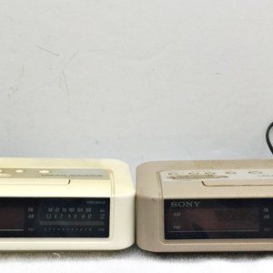 2 Sony Dream Machine Digital Clock Radios Vintage